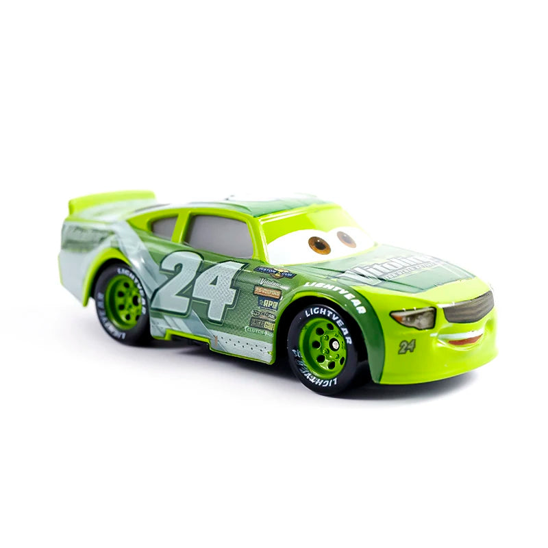 Disney Pixar Car Lightning McQueen mini Dr. Damage Arvy Mater Sarge Sherlff Luigi Alloy Diecast Car Toy Children's Birthday Gift