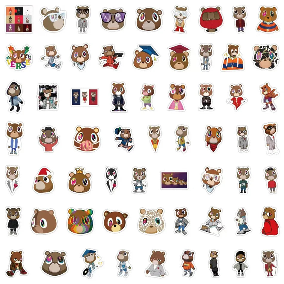 Kawaii Kanye Dropout Bear Teddy Bear