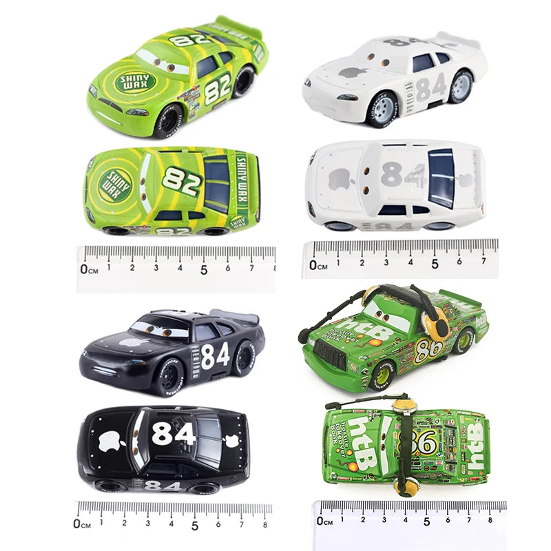 Disney Pixar Car Lightning McQueen mini Dr. Damage Arvy Mater Sarge Sherlff Luigi Alloy Diecast Car Toy Children's Birthday Gift