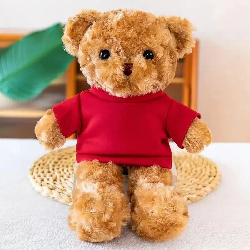 Teddy Bear Plush Doll Activity Gift Customizable Logo Small Bear Toy Stuffed Animal Soft PP Cotton Filling Made in China