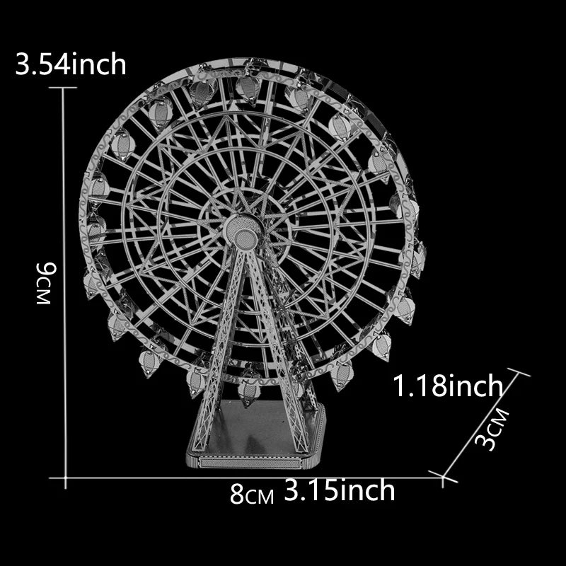 3D metal puzzle kit DIY Laser Cut puzzle puzzle children puzzle toys