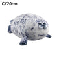 20CM Seal Pillow 3D Novelty Seal Doll Aquarium Plush Stuffed Toy Baby Sleeping Throw Pillow Gifts for Kids Birthday Party
