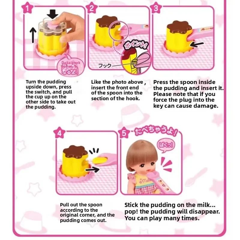 NEW Food Feeding Toy Simulation Food Pudding Hamburger For Doll Classic Toy Kids Kitchen Toys Role Play Early Education
