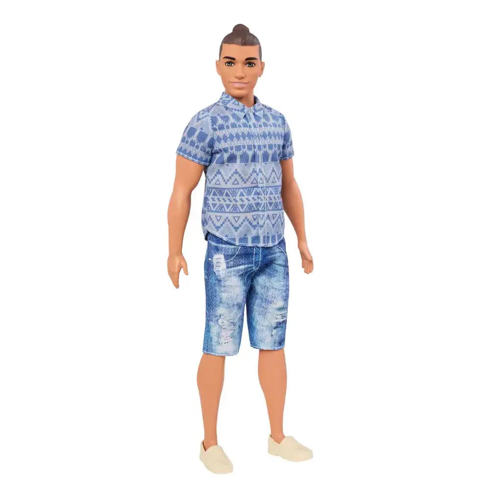 Barbie Cowboy Ken Doll - Rare Vintage Collection Beach Holiday Play Home Toy for Kids