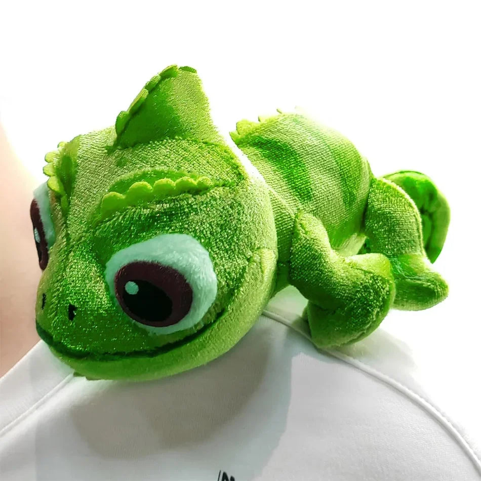 New Pascal Rapunzel Chameleon Lying Shoulder Plushie Toy Stuffed Doll Plush Toys Kawaii Pascal Decor Boys Girls Birthday Gifts