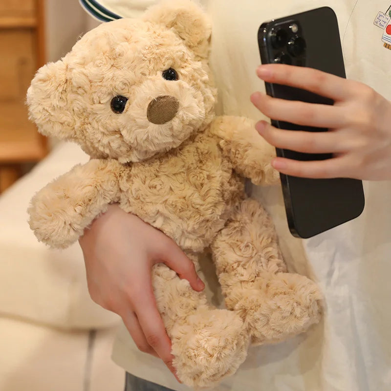 30cm Teddy Bears Stuffed Plush Animal Cute Bear Sleeping Companion Dolls Baby Shower Bear Soft Toys Gifts