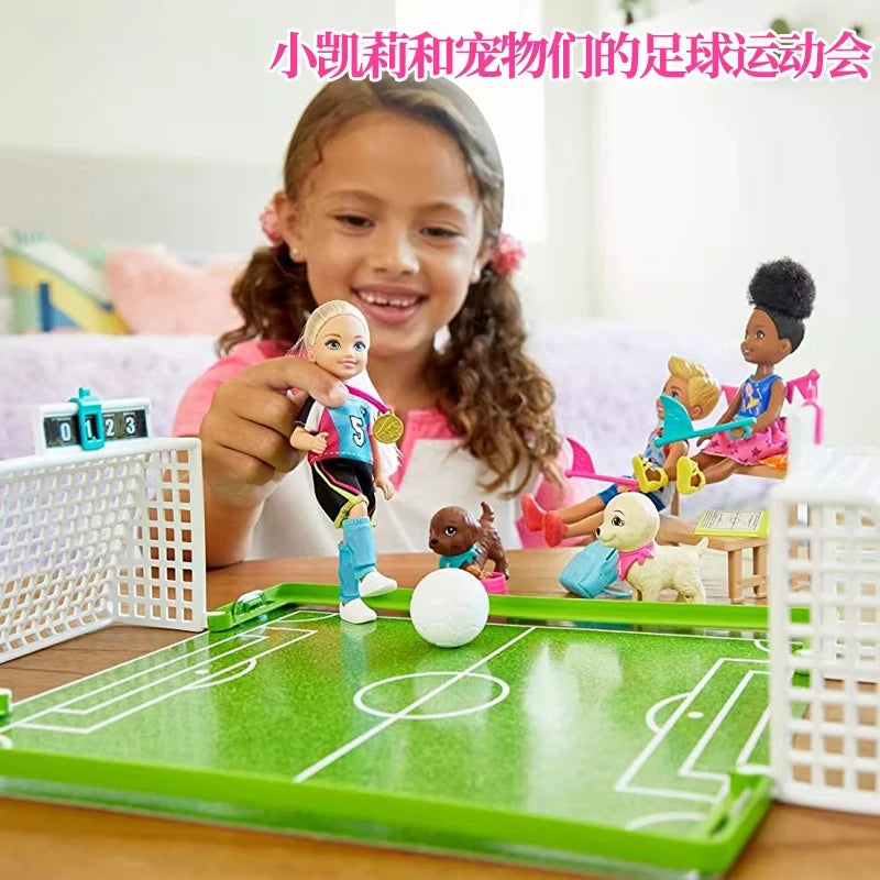 Original Soccer Club Barbie Dolls Accessories with Clothes Toys for Children Girls Sport Gift Boneca Lovely Baby Toys Cartoon