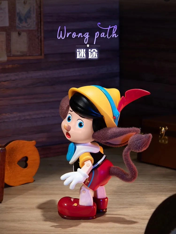 TOP TOY Disney Pinocchio Growth Diary Series Blind Box Animation Desktop Ornaments Cute Children's Toys Figures Birthday Gifts