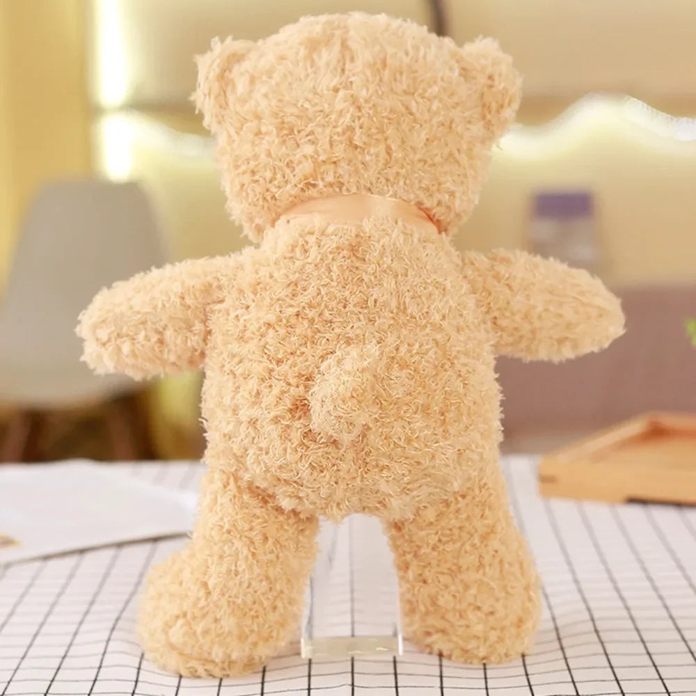 New  Bear Plush Toy Lovely Bear Stuffed Soft Animal Dolls Kids Toy Wedding Birthday Gift For Girlfriend Lover