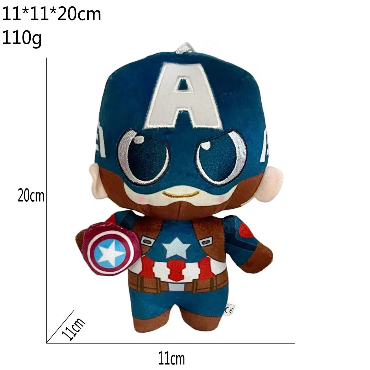 Classic Q Version Spider Plush Toy Anime Doll Marvel Super Hero Stuffed Figure Soft Cuddly Toy for Boys Girls Easter