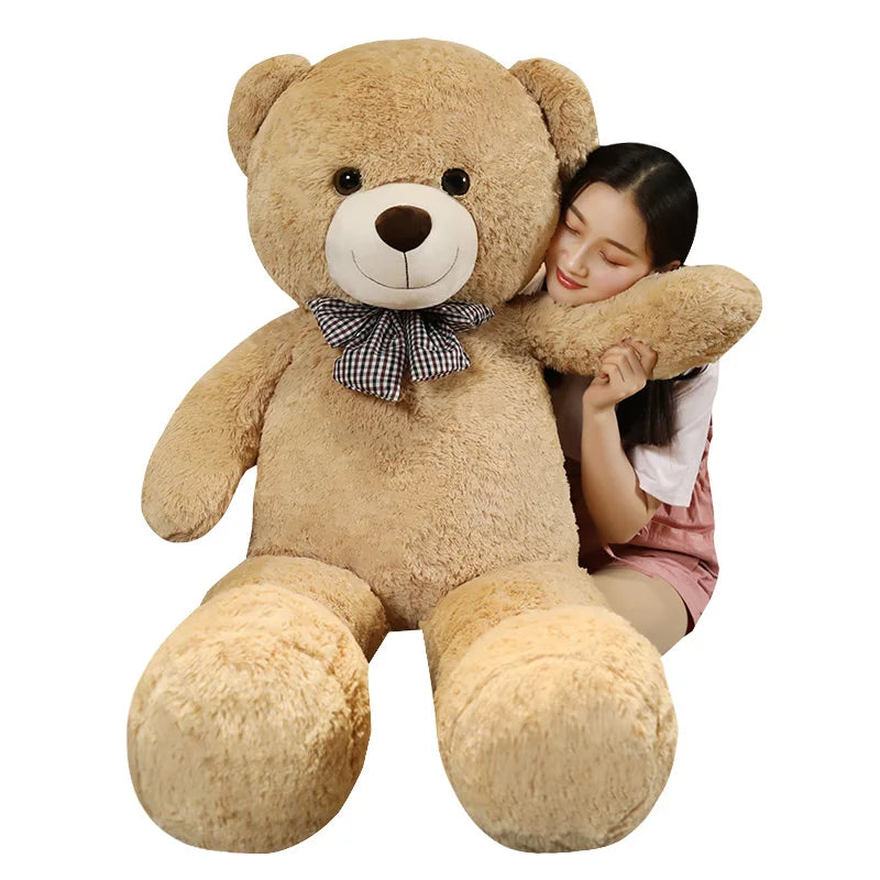 Bear Plush Toys High Quality Large Size Plushie Dolls Soft Stuffed Animal Room Decor Pillow Children Birthday Gift