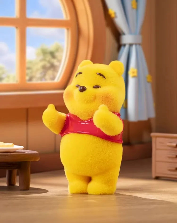 TOP TOY Disney Pooh Bear Expression Pack Series Blind Box Cute Desktop Decoration Ornament Children's Toy Model Birthday Gift