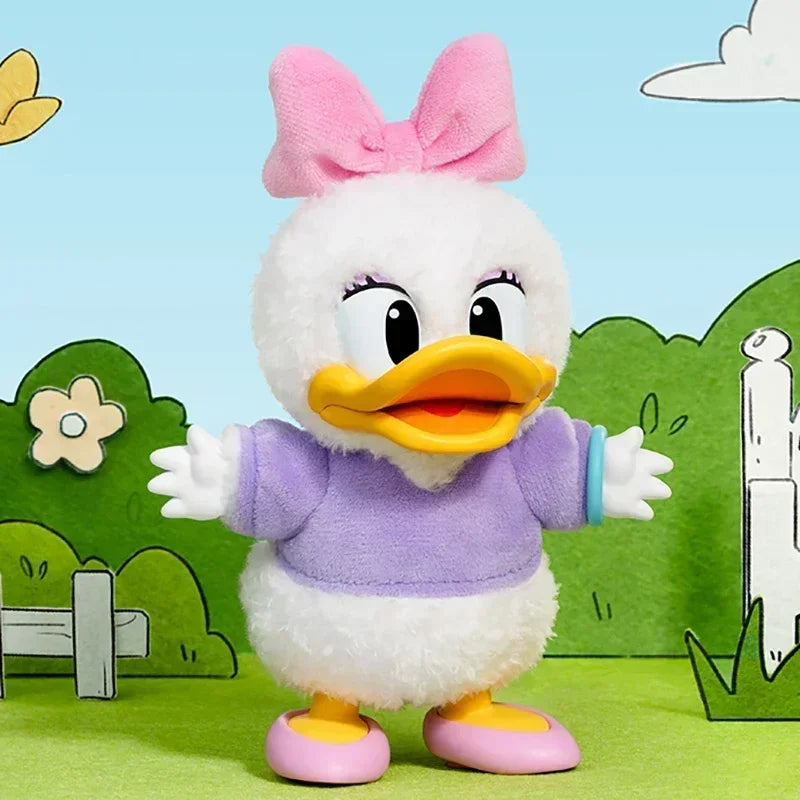 POP MART Mickey Family Cute Together Keychain Series Blind Box Mystery Box Original Toy Doll Cute Anime Figure Desktop Ornament