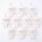 10 Pcs Mini Stuffed Plush Bears Cute Animal Tiny Bear Doll Toy Keychain Bag Pendant Ornament Soft Stuffed Toy Girl Party Gift