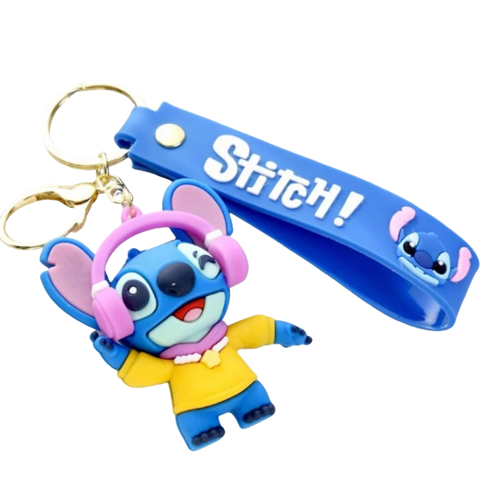 Stitch Disney Keychain Mouse Anime Lilo Stitch Pendant Keychain Cartoon Keyring Key Keyring Chain Car Pendant Kids Toys Gifts