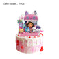 Gabby Dollhouse Cats Birthday Party Supplies Disposable Tableware Plates Cup Napkin Banner Tablecloth Cake Decoration Kids Gifts
