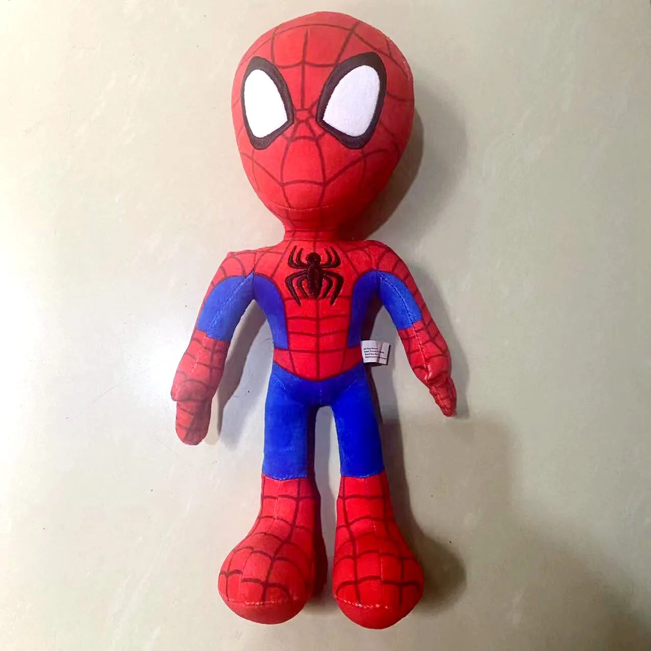 Classic Q Version Spider Plush Toy Anime Doll Marvel Super Hero Stuffed Figure Soft Cuddly Toy for Boys Girls Easter
