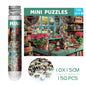 150PCS/Set Creative Oil Painting Jigsaw Puzzles Gifts Mini Puzzle Game Test Tube Decompression Game Adult Children