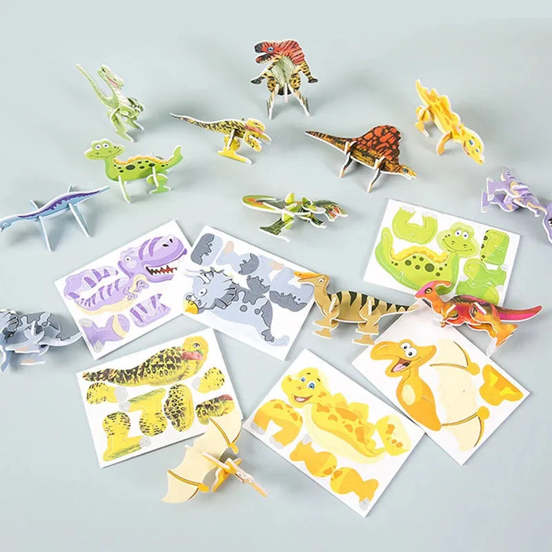 Simulated Tank Car 3D Paper Jigsaw Puzzles Toys Mini Foam Building Block Assemble Model Crafts Kids Boys Classroom Rewards Gifts