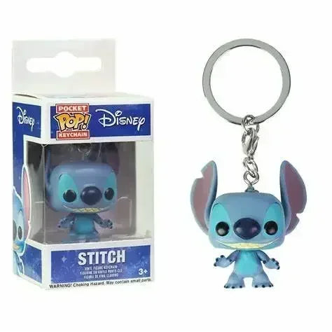 FUNKO POP Disney ELVIS STITCH IN BATHTUB Summer STITCH 626 Keychain Toy TIKI STITCH LILO Vinyl Figure Pocket Pop Keyring Toys