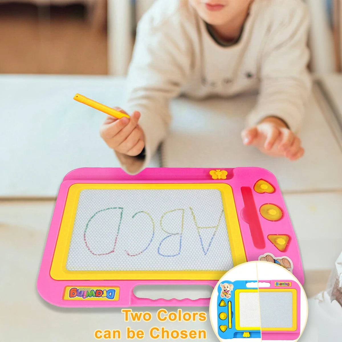 Children's colorful magnetic drawing board writing board painting for kids boys girls gifts Graffiti puzzle toys