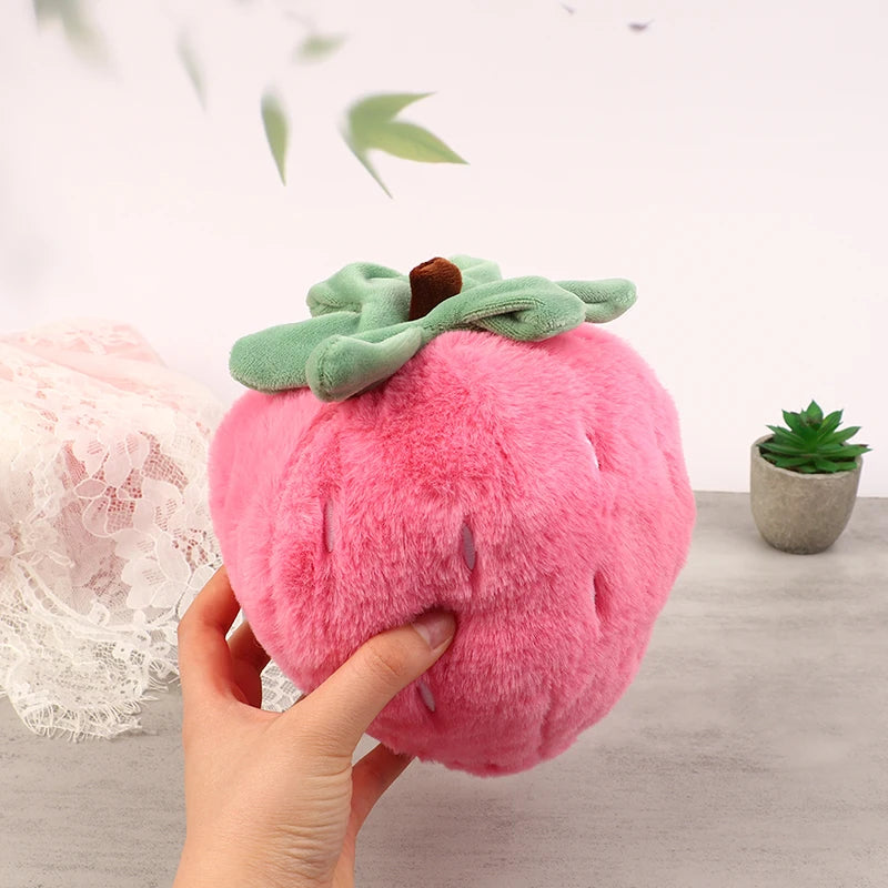 Super Soft Strawberry Pillow Toy Creative Lightweight Cute Strawberry Pillow Doll Home Decorative Doll Ornaments for Girls Gift