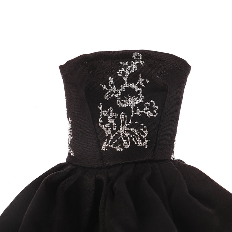 Doll Clothes Princess Dress Banquet Party Beautiful Dress Embroidery Tulle Dress For 11inch Doll