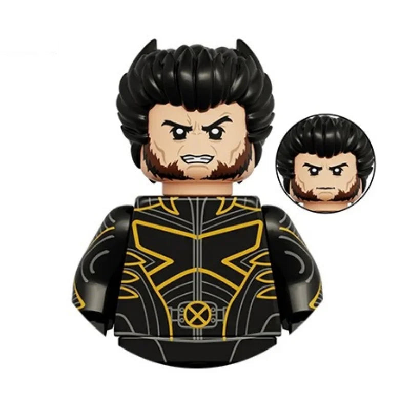 Blind Box Mini Building Blocks TV6205 Figures Big Goblin Spiderman Iron Man Venom Captain Hawk Deadpool Armor Christmas Gift Toy
