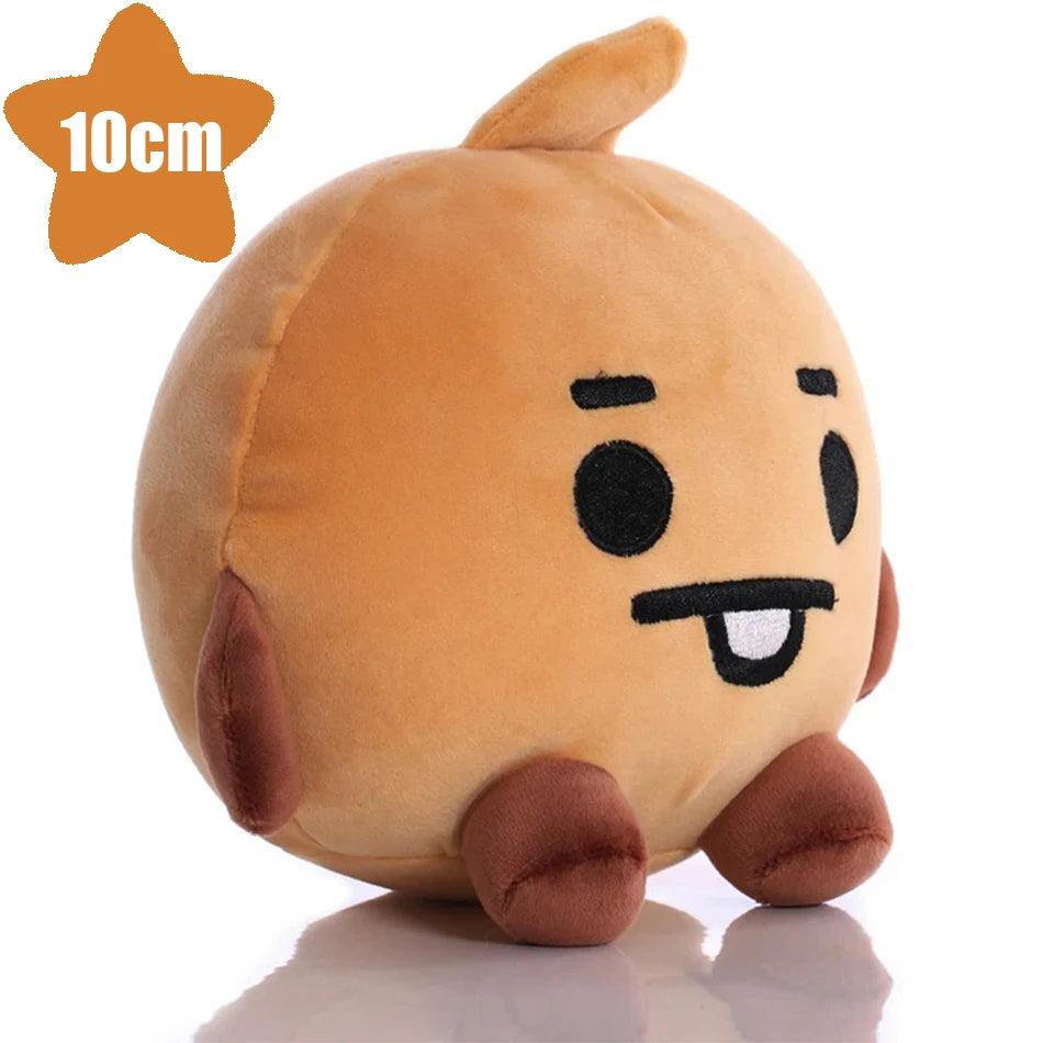 Hot BTed 21Plush Toys Kawaii Mini Keychain Anime Pendant Ornament for Kids 12-22cm Bt Peripherals Soft Stuffed Animals Doll Gift
