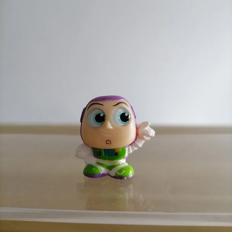 Disney Doorables Action Figures Mickey Minnie Forky Desktop Decoratoion Kawaii Big Eyed Doll Cartoon Model Toys Kids Gifts