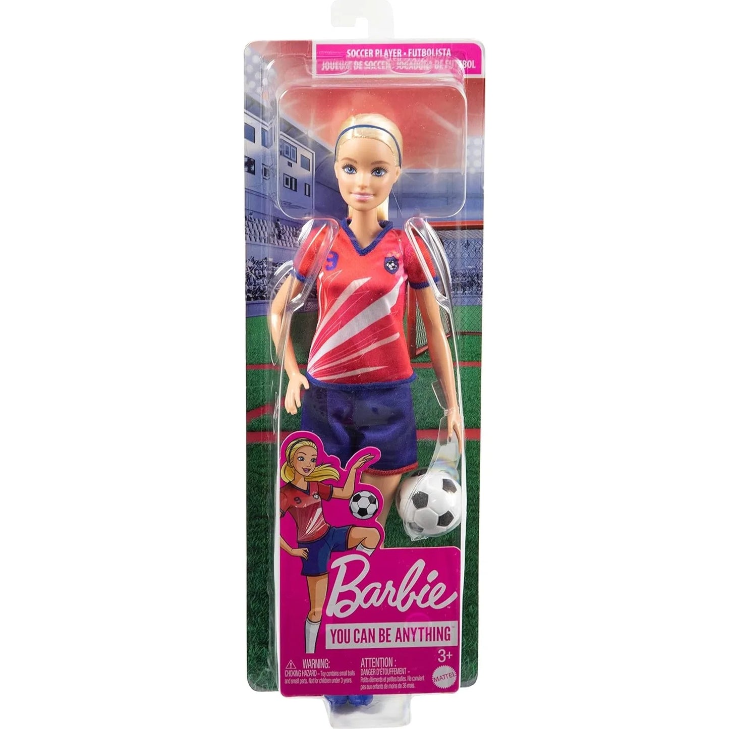 2025 New Original Mattel Barbie Careers Fashion Doll Football Soccer Player Dolls for Girls Christmas Gifts Toys for Children