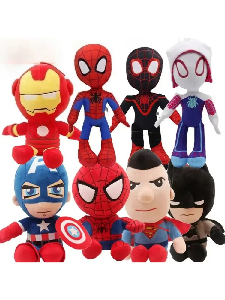 2026 new 27-30cm Man Spidermaned Plush Toys Movie Dolls Marvel Avengers Soft Stuffed Hero Captain America Iron Christmas Gifts