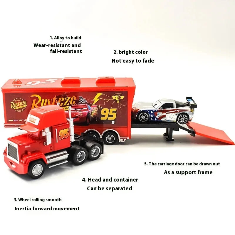 Toy Cars 2 & 3 Metal Die-Casting Car Toys Set #95 Mcqueen Truck King Jackson Storm Sally Ideal Birthday Gift For Boys