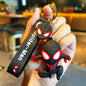 Classic SpiderMan Keychain Pendant Disney Marvel Amazing Inverted Silk Stereo Doll Car Hanging Decor Keychain Birthday Gift Toys