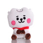 Hot BTed 21Plush Toys Kawaii Mini Keychain Anime Pendant Ornament for Kids 12-22cm Bt Peripherals Soft Stuffed Animals Doll Gift