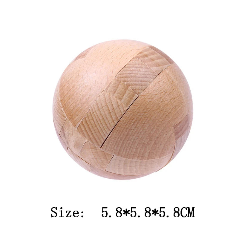 Wooden Luban Lock Unlock Interlock Game Brain Teaser Puzzle Inteligencia Rompecabezas 3D De Madera Montessori Educational Toys