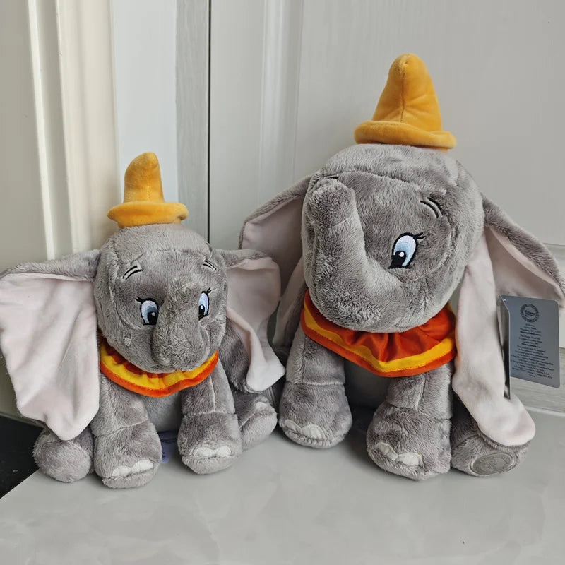 Dark grey Original Dumbo Elephant Plush Toys Stuffed Animals Good Soft Boy Doll for BirthdayGift