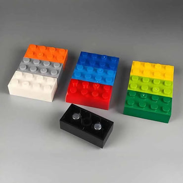DIY Magnetic Brick 2x4 Building Blocks MOC Creative Educational Fridge Magnet Sticker Toy for Kid Christmas Gift Figures Support