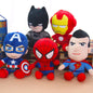 27cm Man Spidermaned Plush Toys Movie Dolls Marvel Avengers Soft Stuffed Hero Captain America Iron Christmas Gifts for Kids