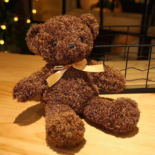 New  Bear Plush Toy Lovely Bear Stuffed Soft Animal Dolls Kids Toy Wedding Birthday Gift For Girlfriend Lover