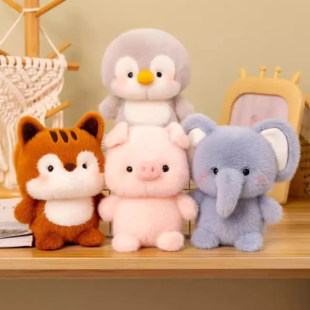 Kawaii 16cm Plush Companion Doll Plush Elephant Stuffed Animal Pillow Super Soft Bear Animal Plush Toy Desk