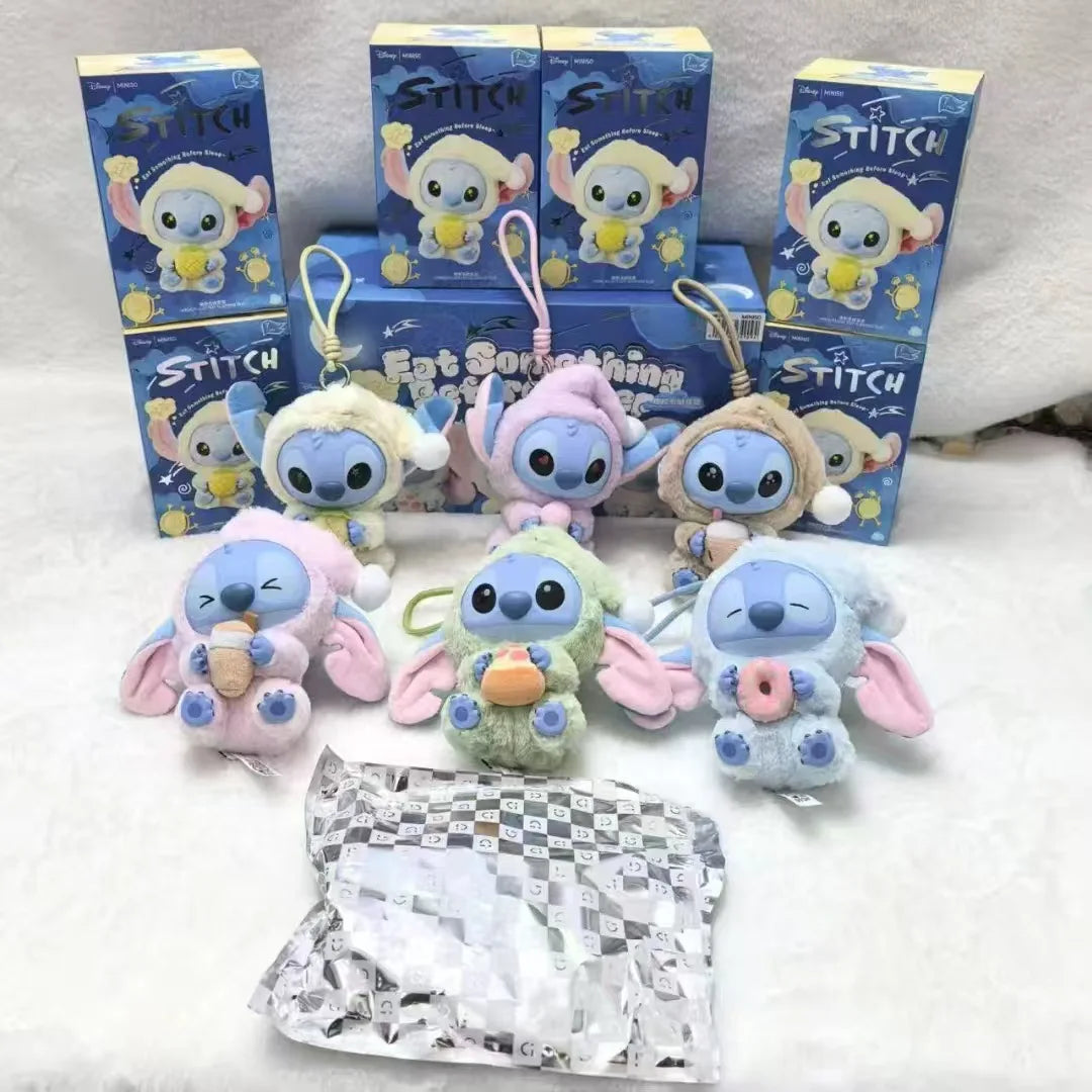 New Stitch Before Sleep Blind Box Plush Dolls Cute Pendant Ornament Mystery Surprise Toys Gifts for Fans Birthday Gift