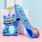 2026 Anime Movie Kpop Demon Hunters Girls Derpy Keychains 3D Stereo Doll Cute Tiger Action Model Toy Collection Gifts