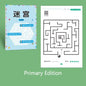 1/4Pcs Children Concentration Maze Training Book Student Thinking Development Attention Game Puzzle Intelligence Development Toy