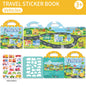Kids' Reusable DIY Sticker Books Multi-Theme Bubble Sticker Jelly Stickers Portable Montessori Sticker Toy Gifts for Children