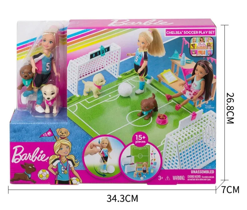 Original Soccer Club Barbie Dolls Accessories with Clothes Toys for Children Girls Sport Gift Boneca Lovely Baby Toys Cartoon