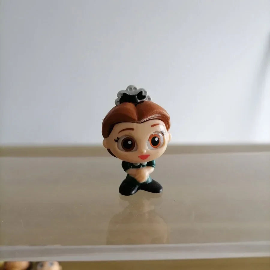 Disney Doorables Action Figures Mickey Minnie Forky Desktop Decoratoion Kawaii Big Eyed Doll Cartoon Model Toys Kids Gifts