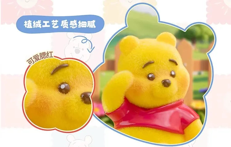 TOP TOY Disney Pooh Bear Expression Pack Series Blind Box Cute Desktop Decoration Ornament Children's Toy Model Birthday Gift