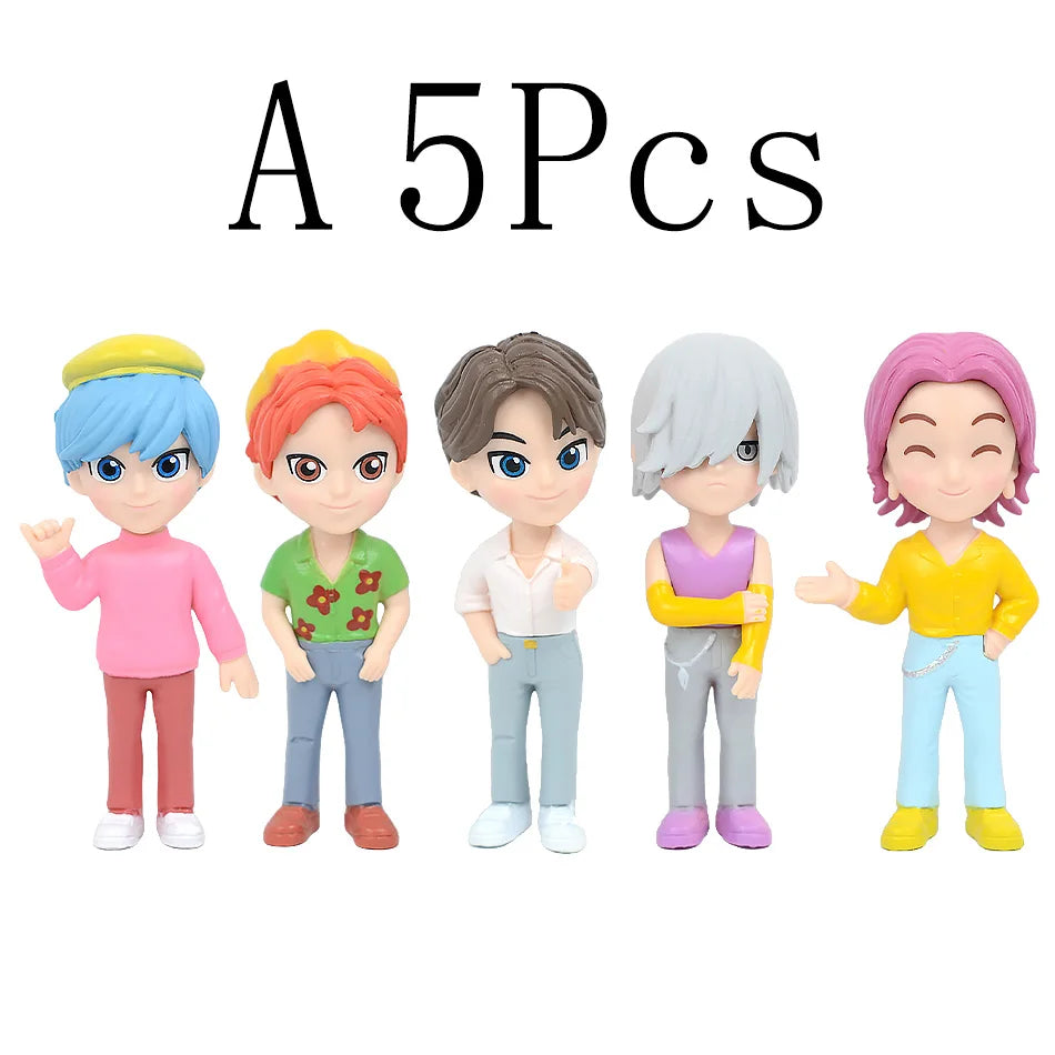 High Quality Kpop Devil Hunter Rumi Zoe Mira anime polyvinyl chloride character collection desktop trinkets Childrens