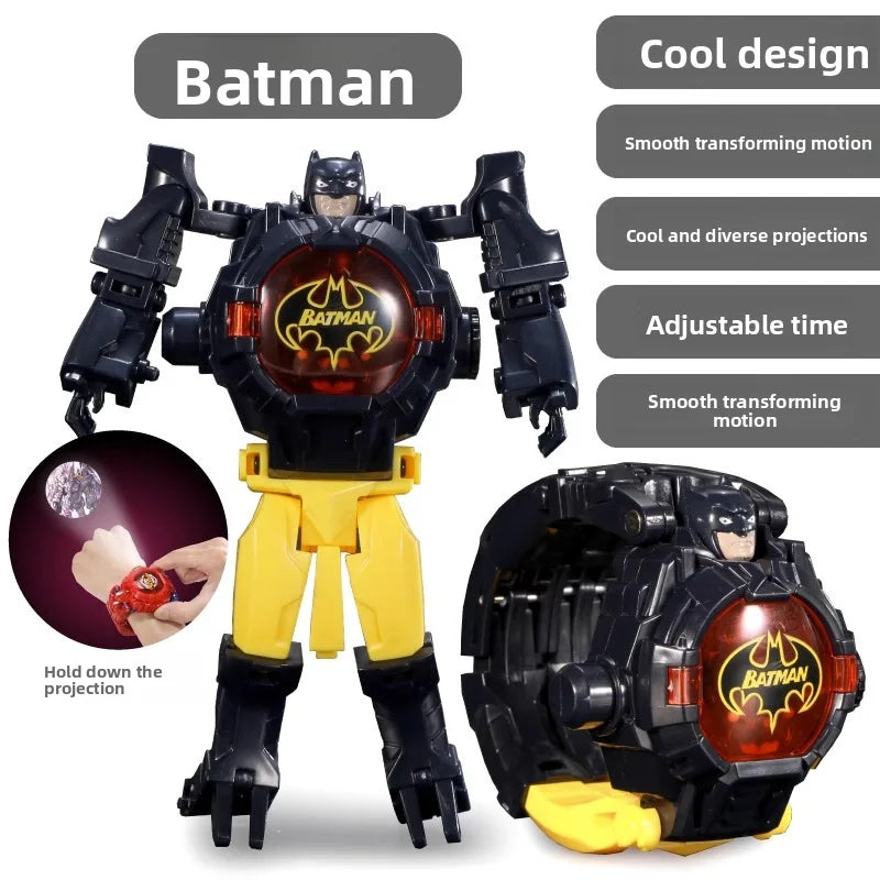 Marvel Spider Man Batman Children's Anime Watch Children's Toy Action Doll Children's Watch